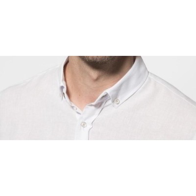 12828 CAMISA CRO CUELLO BOTÓN VISTO