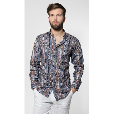 12923 CAMISA CRO ESTAMPADA