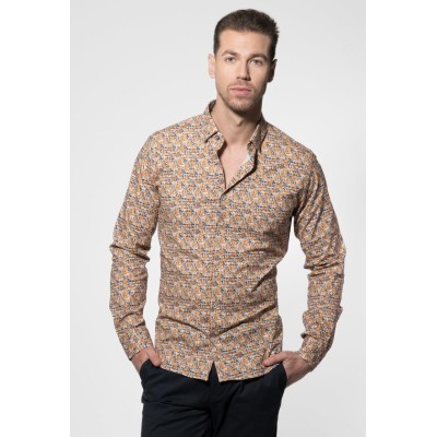 12927 CAMISA CRO ESTAMPADA