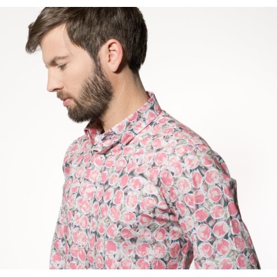 12929 CAMISA CRO ESTAMPADA