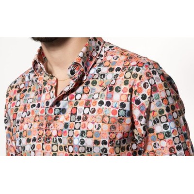 12941 CAMISA CRO ESTAMPADA