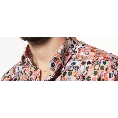 12941 CAMISA CRO ESTAMPADA