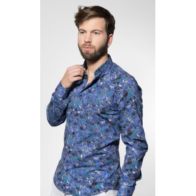 12947 CAMISA CRO ESTAMPADA