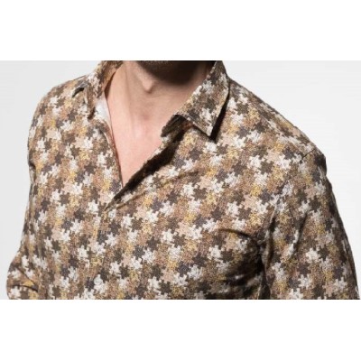 12949 CAMISA CRO ESTAMPADA