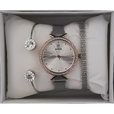 7088 RELOJ + PULSERA MUJER