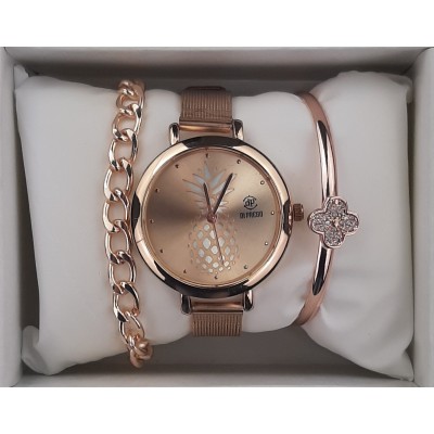 7088 RELOJ + PULSERA MUJER