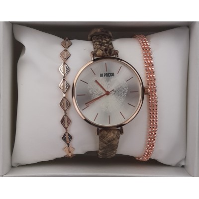 7088 RELOJ + PULSERA MUJER