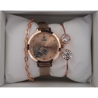 7088 RELOJ + PULSERA MUJER