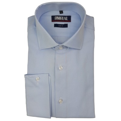 9743 CAMISA BÁSICA CRO. CUELLO ITALIANO